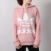 Adidas Adidas clover Womens 2018 mùa đông áo khoác thể thao mới áo len có mũ trùm đầu ao hoodie nam Thể thao lông cừu / jumper