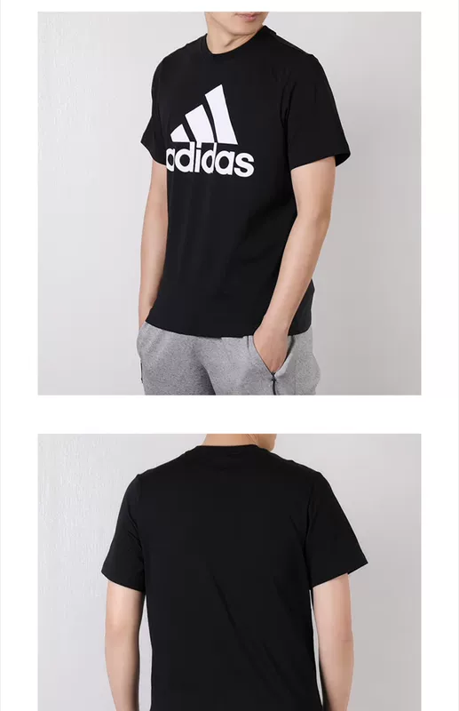 Adidas nam phù hợp với nam 2019 mùa hè mới quần short ngắn tay mặc giản dị chạy thể thao - Thể thao sau