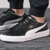 Giày nam PUMA Giày nữ mùa thu 2018 Giày thể thao mới màu đen và trắng thấp giúp giày thường retro 366078 giày sục thể thao Dép / giày thường