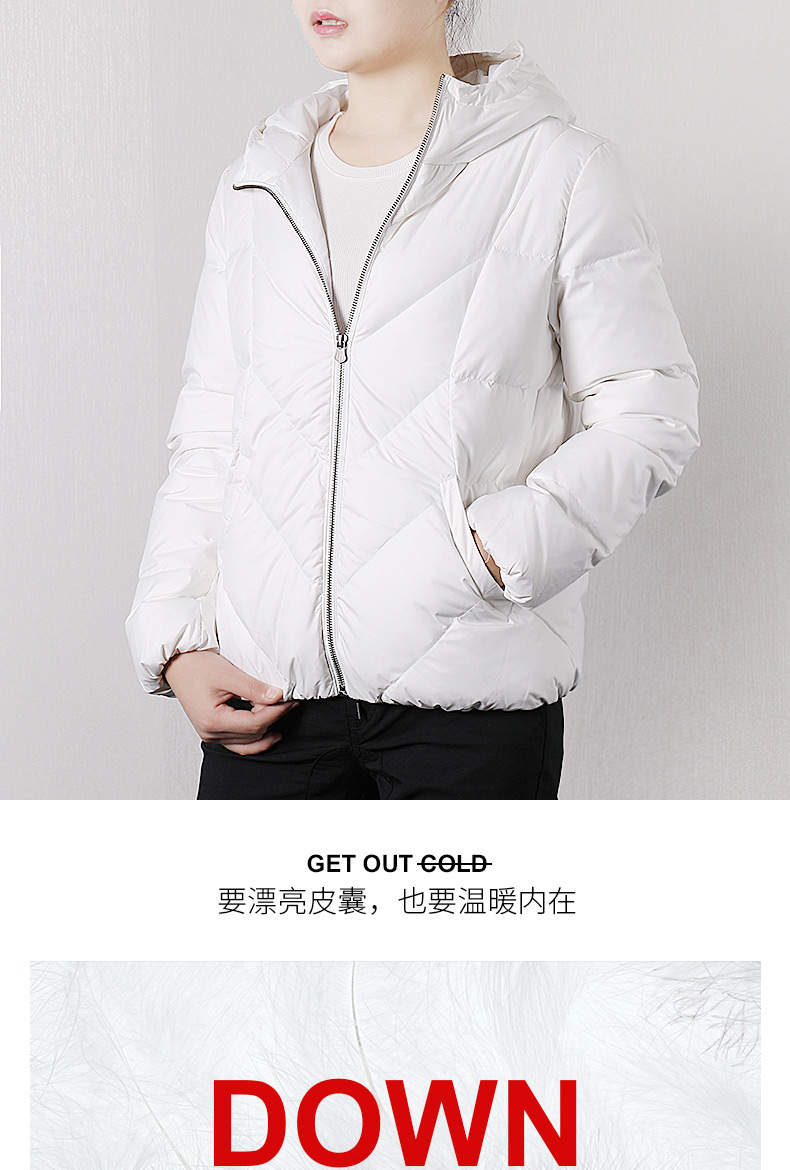 Áo khoác thể thao nữ mùa đông mới 2018 của Adidas làm ấm áo khoác áo khoác chống gió BQ1927 26.295 ₫