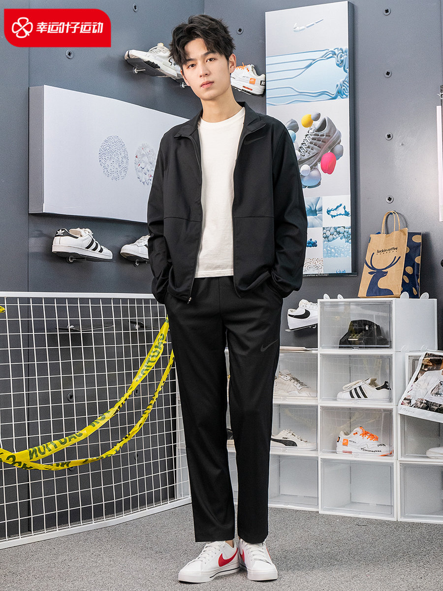 Nike Nike Sports Suit Men 2022 Spring New Thin PANTS SPORTS JACKET JACKET CARDIOVERT PANTS