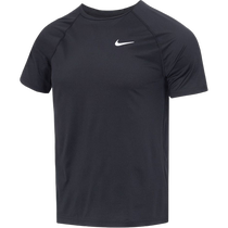 Nike mens summer sports suit quick-drying fitness training basketball running suit short-sleeved T-shirt ice silk shorts