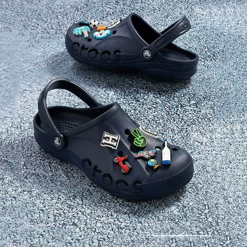 Черные пляжные сабо Crocs, сандалии, тапочки