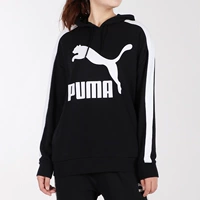 Bộ đồ nữ Puma ngựa 2019 xuân hè mới T7 diện áo thể thao trùm đầu áo len thẳng quần dài - Thể thao sau bộ đồ the thao nữ cao cấp