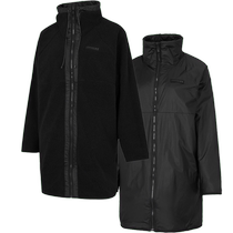 Under Armor UA mid-length reversible windbreaker jacket for women outdoor velvet warm sportswear woven stand-collar jacket