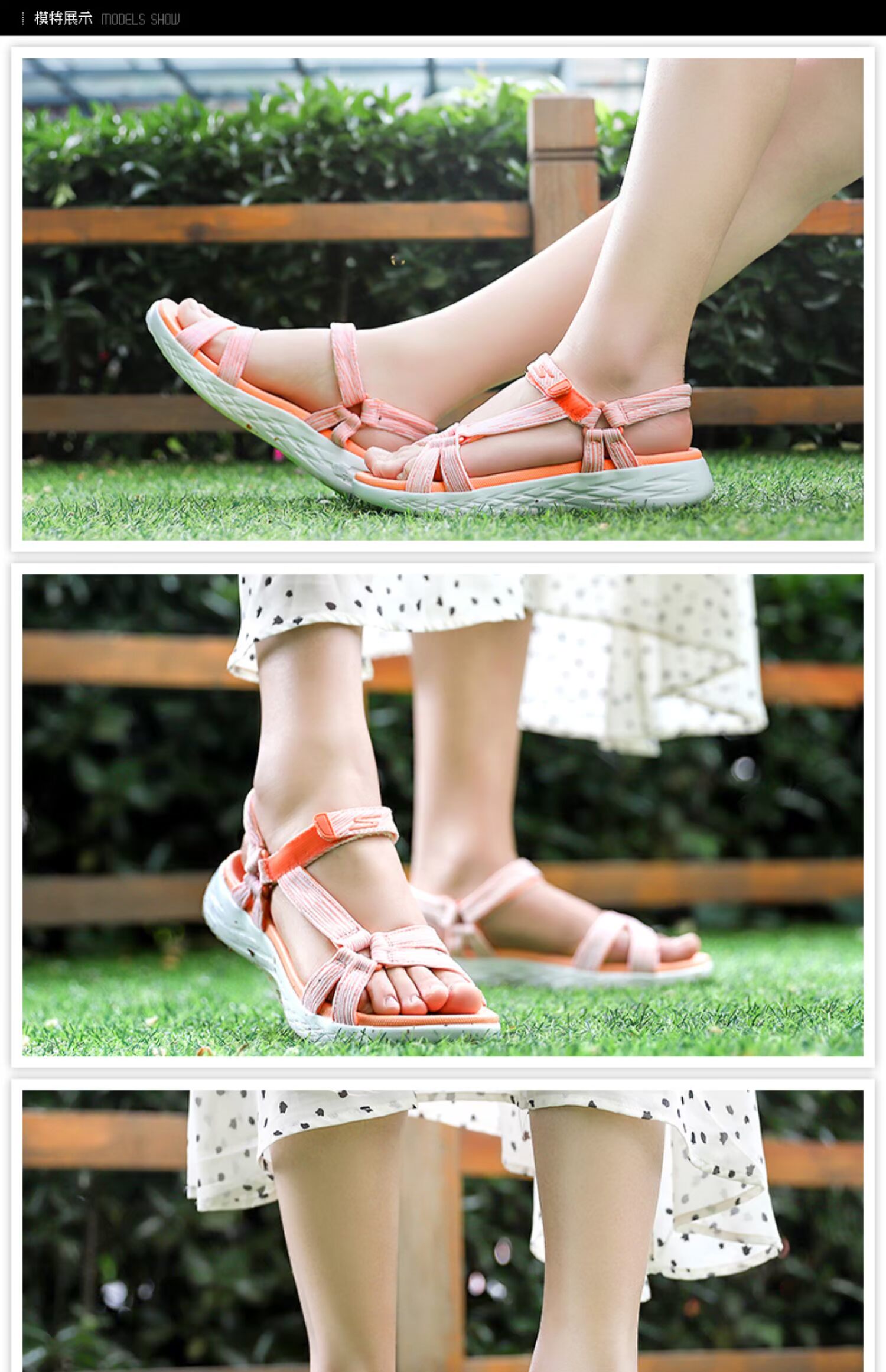 Skechers Giày nữ Skechers 2019 hè mới dép thể thao dép đi biển dép dép 15319 - Dép thể thao dép nhựa đi trong nhà