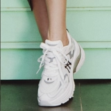 MLB Сетчатая дышащая белая обувь подходит для мужчин и женщин, летние туфли на платформе