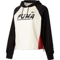 PUMA top womens hooded terry sweatshirt loose casual pullover training running sportswear 625819