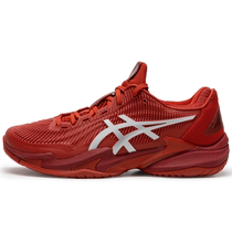 Asics Asics tennis shoes mens shoes 2024 autumn new red sports shoes COURT FF 3 sneakers