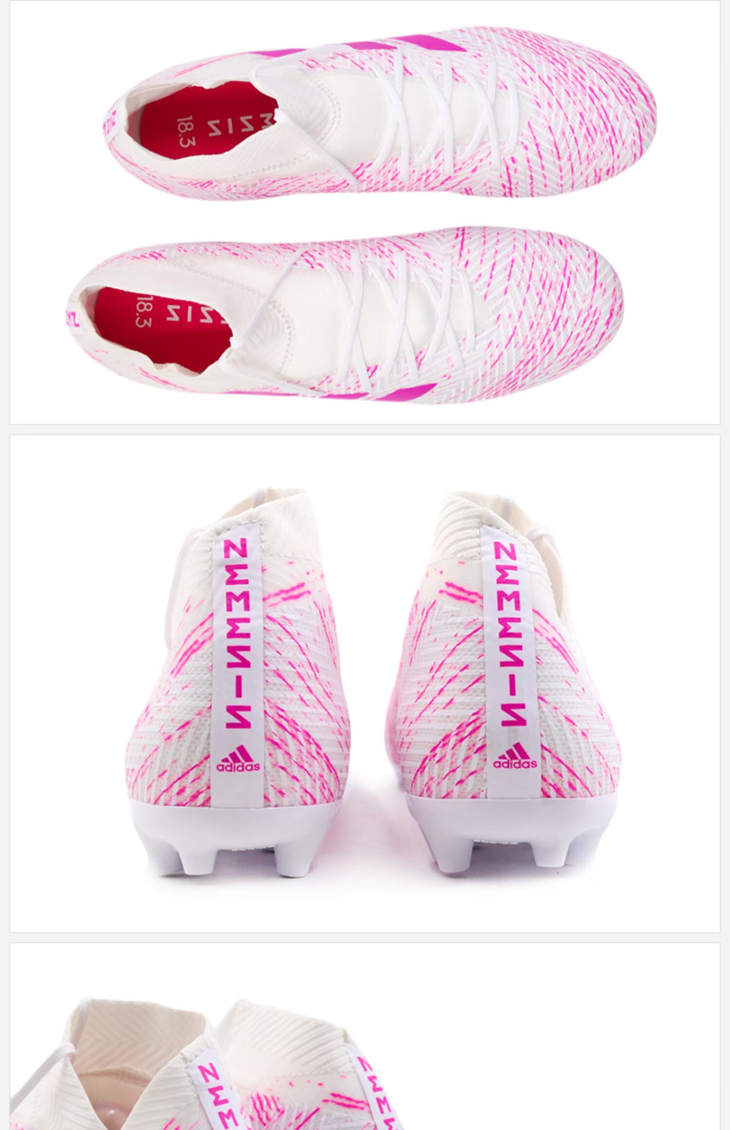 Giày nam Adidas Adidas 19 mùa hè giày thể thao mới NEMEZIZ 18.3 AG giày mũi nhọn - Giày bóng đá giày đá bóng giá tốt