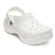 Crocs ເກີບແມ່ຍິງ Crocs ຫນາ sole ສູງ cloud sandals ເກີບກິລາ slippers ເກີບຫາດຊາຍນອກແມ່ຍິງ