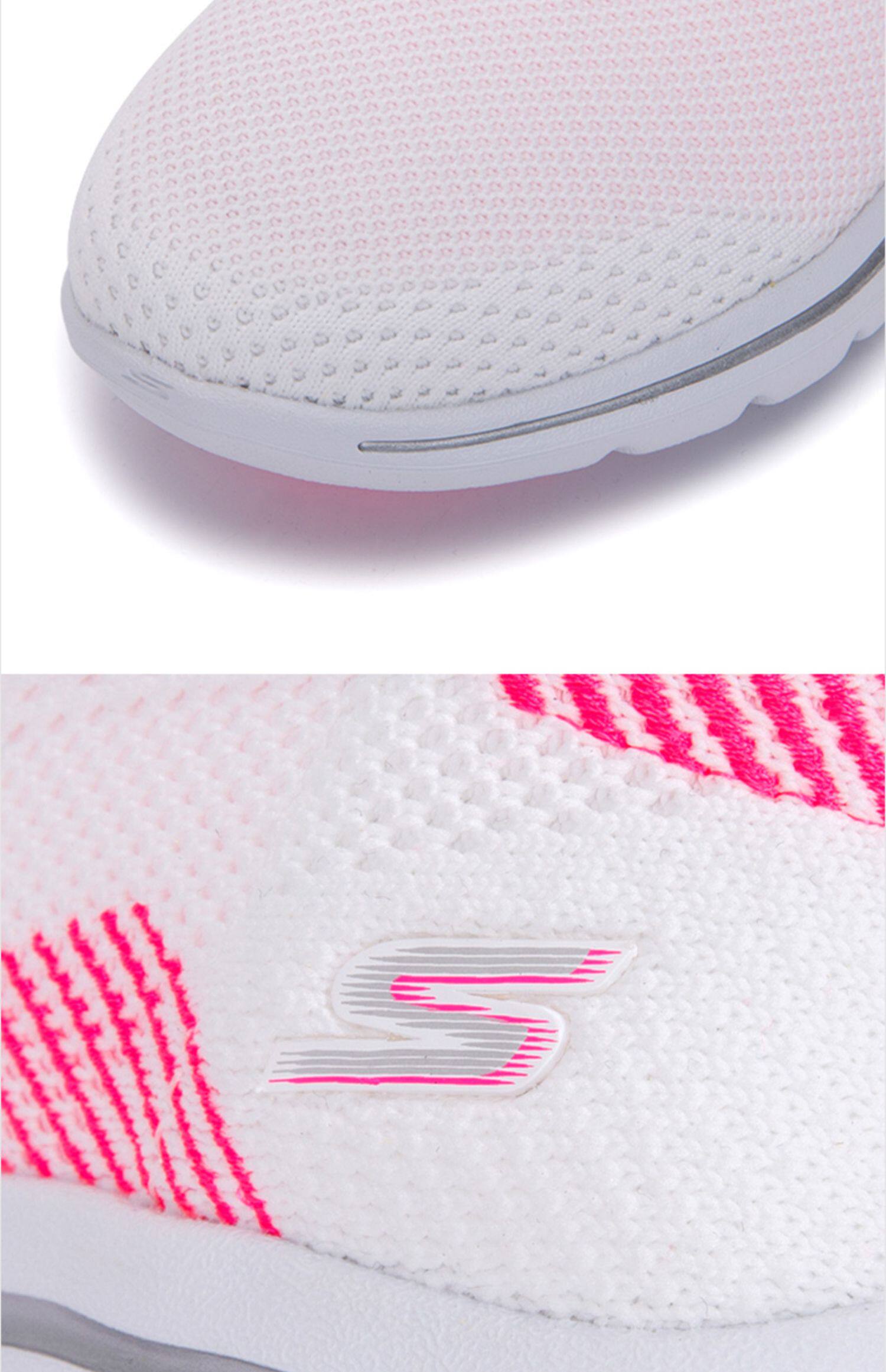 Энергичный обувь 斯凯奇女鞋2022春季新款一脚穿运动鞋白色网面鞋轻便减震健步鞋潮