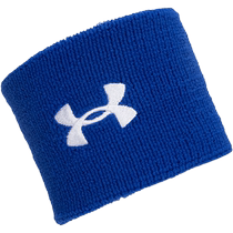 Under Armor UA official website flagship blue wristband mens new training fitness sports wristband comfortable and breathable accessories