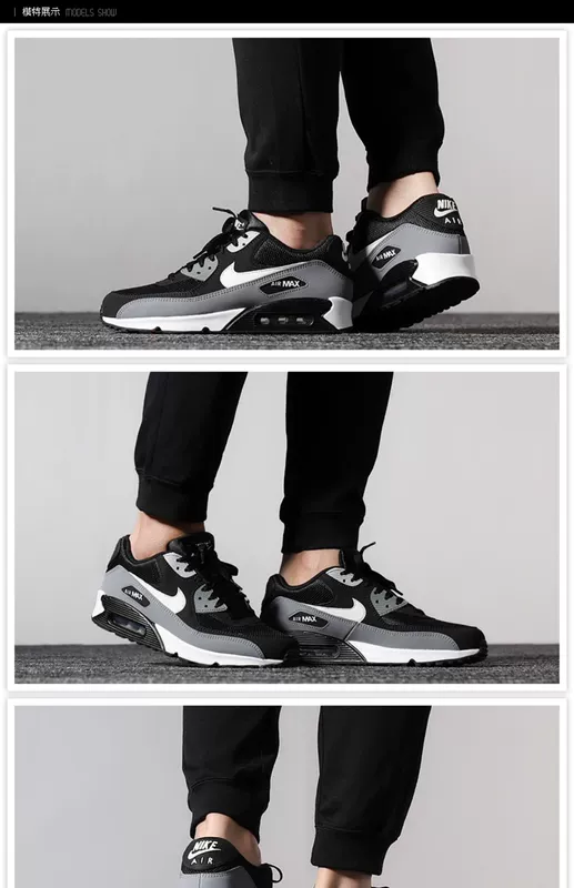 Giày Nike Nike Giày nữ mùa thu 2019 Giày mới giản dị AIR MAX 90 air cushion giày giày thể thao - Dép / giày thường