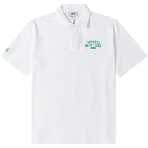 MLB official POLO shirt womens 2024 summer new short-sleeved sportswear casual T-shirt lapel half sleeves five-quarter sleeves