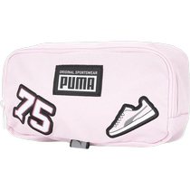 PUMA Puma pink waist bag mens bag womens bag summer new casual crossbody bag lightweight shoulder bag trend 079515
