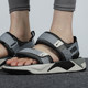 PUMA Sandals ເກີບຜູ້ຊາຍເກີບແມ່ຍິງ 2024 Summer New Grey Couple Beach Shoes Casual Sandals 374862