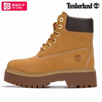 Timberland Rhubarb Boots Summer New Style Womens Shoes Thick-soled Waterproof High-top Boots Outdoor Casual Shoes Sneakers