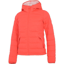 Under Armor UA hooded short down jacket womens outdoor warm windproof sportswear red cotton feather jacket