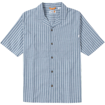 Timberland lapel striped shirt mens summer new short-sleeved outdoor casual wear sportswear casual T-shirt half sleeve
