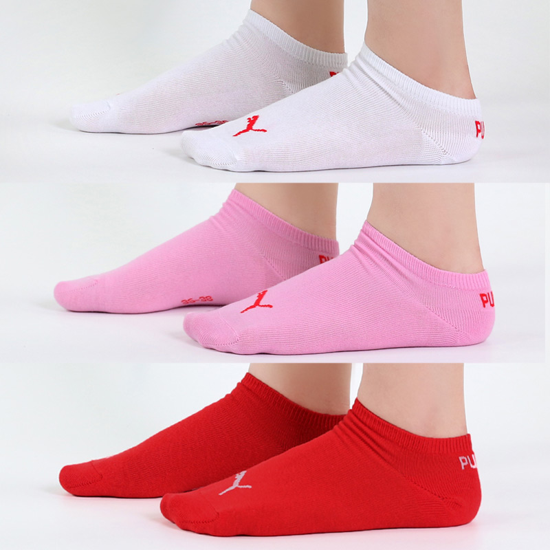 PUMA Hummer Bít tất nam Bít tất nữ 2019 Mùa thu Vớ thể thao mới Thoáng ba đôi Vớ thấp Giúp vớ ngắn - Vớ thể thao vớ thể thao