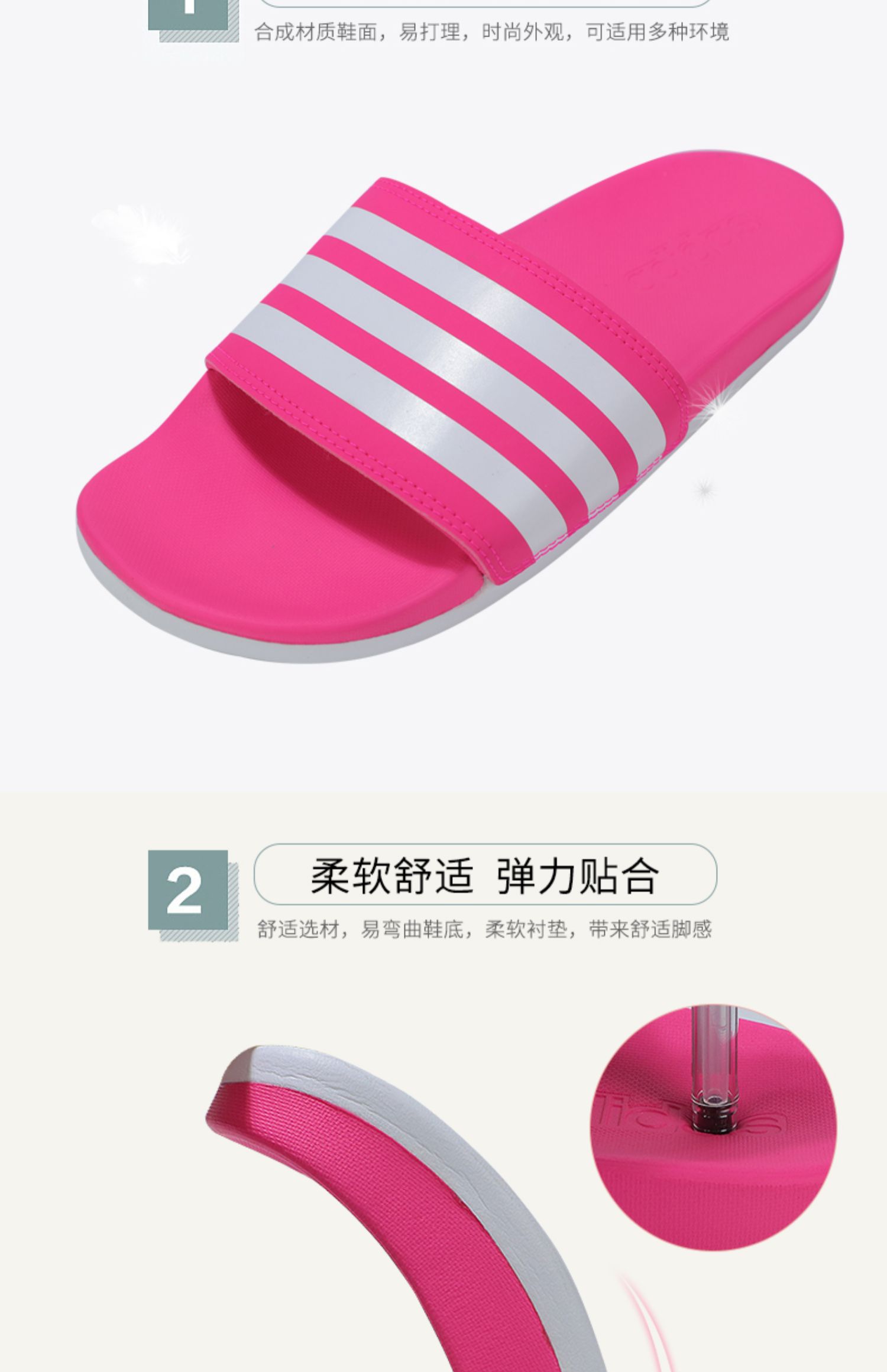 Giày Adidas Adidas nữ mùa hè 2019 dép mới thoáng khí dép xỏ ngón đi dép đi biển B43528 - Dép thể thao giày quai hậu nam