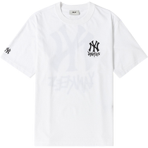 MLB official mens and womens short-sleeved 2024 summer new casual sportswear white loose breathable T-shirt