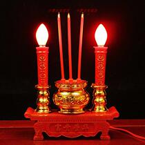 Special batch of Buddha front lamps size electronic incense burner rich lamp electric candle battery type Changming lamp for Buddha