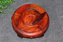 Red Wood Laos Big Red Acid Branches Base of Toe Yellow Sandalwood Jade Bonsai Vase Handicraft Swing Piece Round Wood Bay