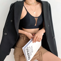 No steel ring hollow hollow sexy bra gather together to collect the back of womens underwear wear Joker vest style simple bra