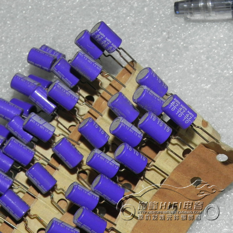 Sanyang SANYO OS-CON Purple Robe Solid Solid solid capacitive 10v47UF motherboard capacitor