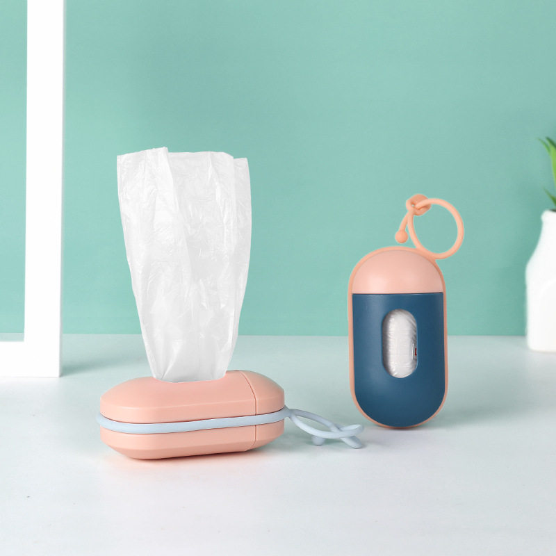 Pet garbage bag dog poop bag set garbage box dog garbage bag dispenser dog poop bag disposable biodegradable