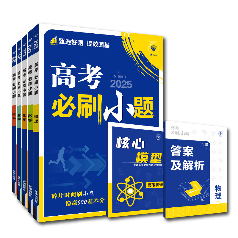 理想树2025新版高考必刷小题数学语文英语政治历史地理物理化学生物高二高考小题基础题选择填空题高考一轮二轮总复习高考必刷题