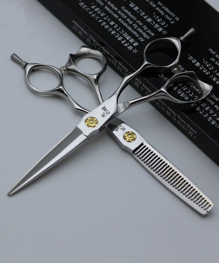 Hairstyler specialized hair scissors flat cut cut cut without trace cut to thin cut the quantity of 10 - 15