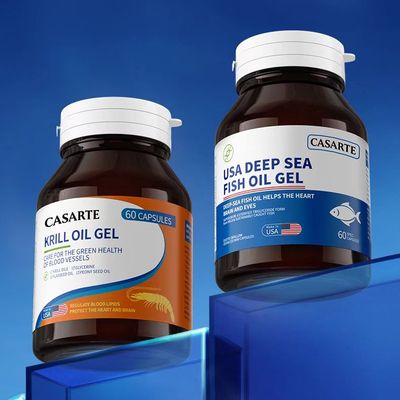 美国【Casarte】深海鱼油+磷虾油