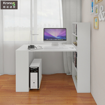 Computer desktop desk Corner desk Bookshelf Combination desk Bedroom Student study desk Simple writing desk