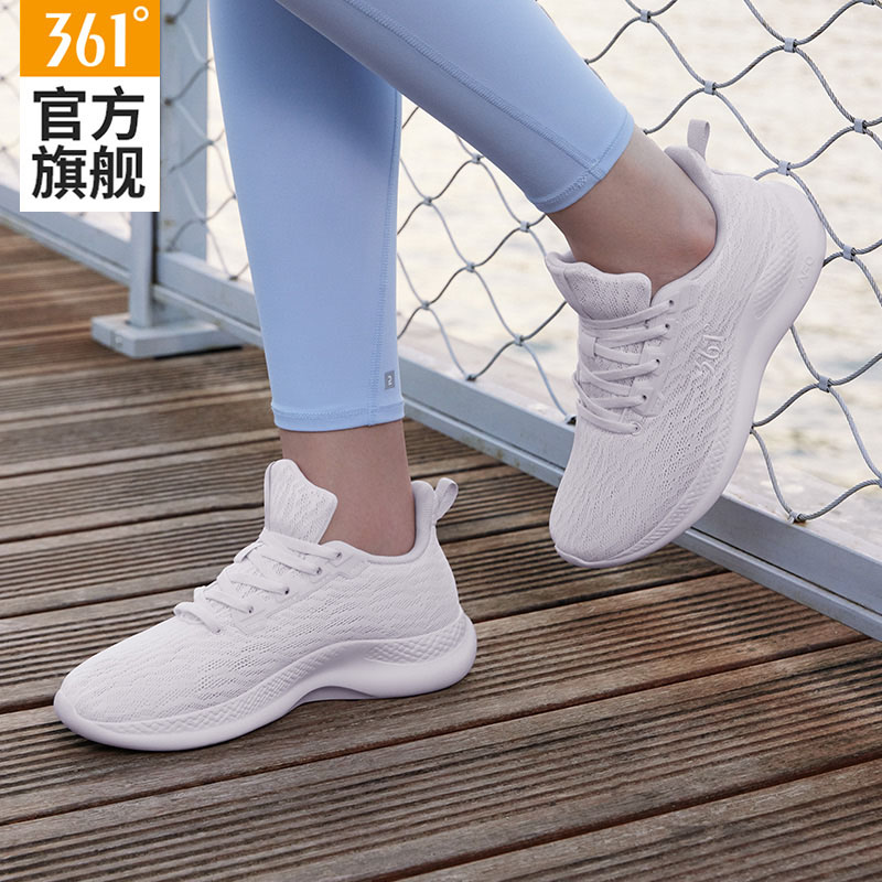 361女鞋运动鞋女2025夏季新款网面透气轻便跑步鞋子女士休闲跑鞋