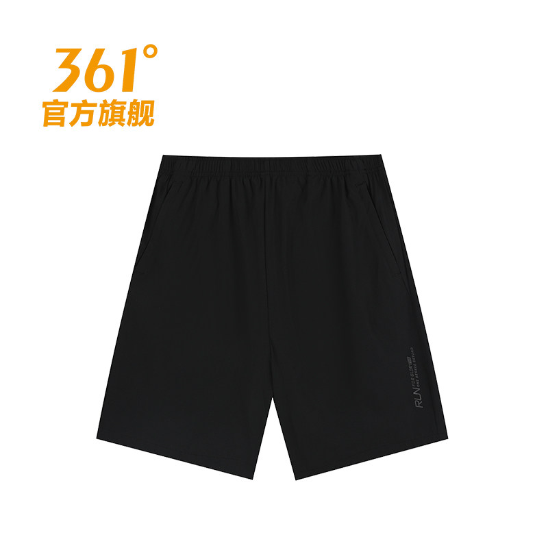 361度男款运动短裤2025夏季新款宽松透气跑步五分裤速干休闲裤子