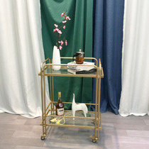 European-style cart Hotel wine delivery car Club Nail shop Bedroom idle tea car Home dining side wine rack