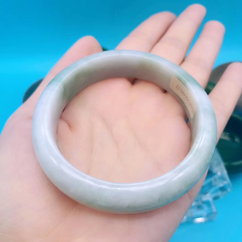 Natural Genuine Burmese Jade Bracelet for Women, Jade Bracelet with Bean-Shaped Jade, Noble Concubine Bracelet, Jade Bracelet as a Gift for Girlfriend