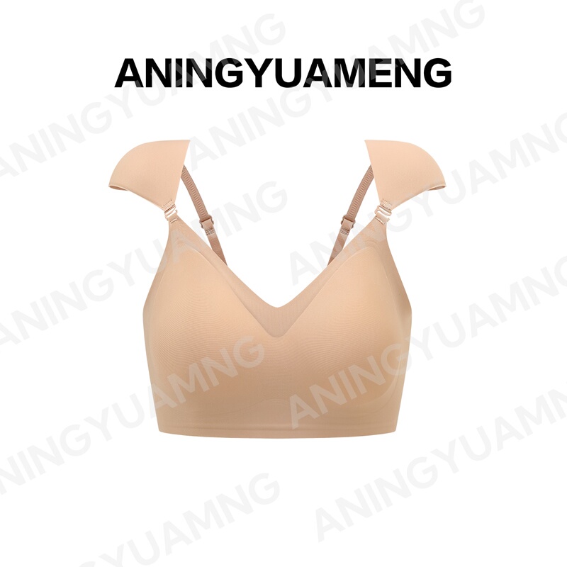 【One Garment, Four Ways to Wear, Seamless Shoulder Pad Bra】Shoulder Pad Bra with Outward Expansion, Foundation Liquid, Push-Up, Makes Shoulders Look Bigger, Right-Angle Shoulder Bra
