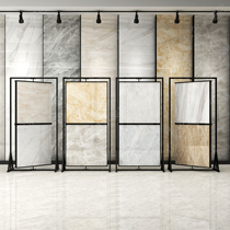 Rotating frame 800*800 brick frame marble stand vertical stone tile display frame color shelf