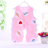 Лето младенца Pipa Lianhe Main Human Cotton Cotton Randeveless Silk Clacking Conditing Conditing Conditing Cotton Silk Hollow Clothing Clothing