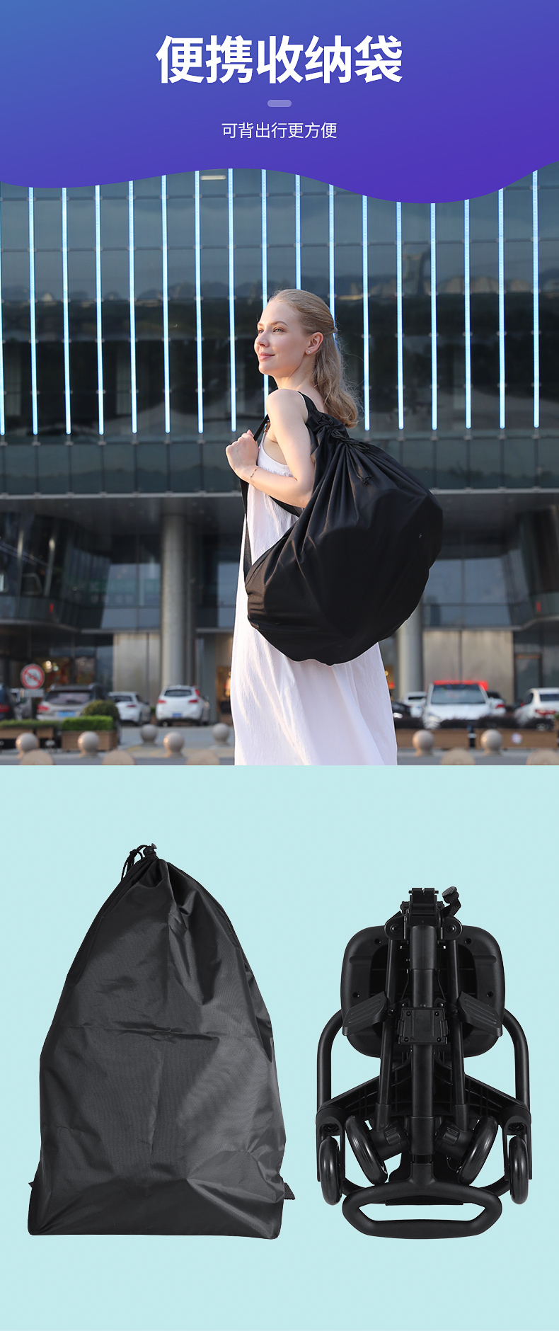 Walking baby artifact Walking baby stroller Children's baby stroller three-wheeled four-wheeled accessories