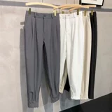 Летние повседневные брюки, трендовые модные цветные универсальные штаны, оверсайз