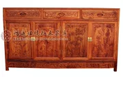 Mahogany sideboard huanghuali hedge trôi gỗ hồng tủ rượu tủ tủ khóa cổ Trung Quốc rắn gỗ nội thất hội trường tủ