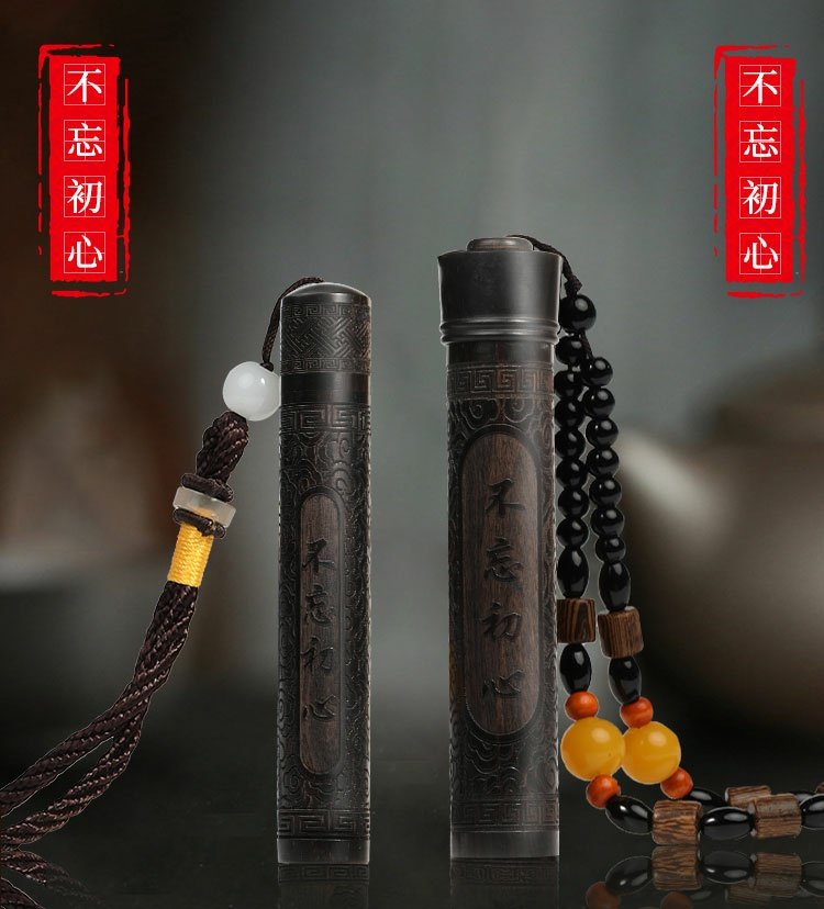 Thổi sáng tạo thổi một khoản phí sạc USB cá tính quà tặng thuốc lá bật lửa gấp gỗ đàn hương - Bật lửa bat lua