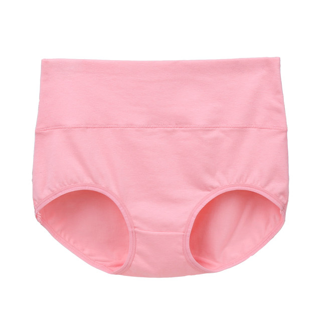 Women's High Waist Pure Cotton Underwear Women's 100% Cotton Crotch  Antibacterial Breathable Tummy Control Plus