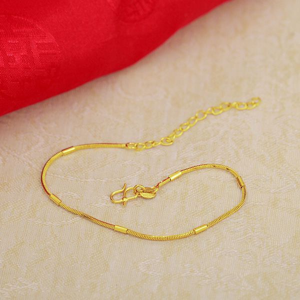Cát vàng vòng đeo tay nữ bốn lá cỏ ba lá dài phai mờ đồ trang sức Hàn Quốc Việt Nam Sha Jin Mantian vòng đeo tay vòng đeo tay nữ triều