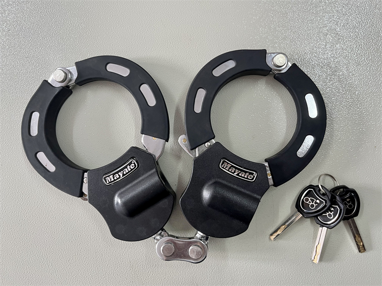 New type of handcuffed motorcycle lock mountain bike electric car electric car railing glass door burglar anti-cut and heavy lock safety outdoor-Taobao